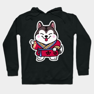 Kimono Husky Dog Lover Malamute Hoodie